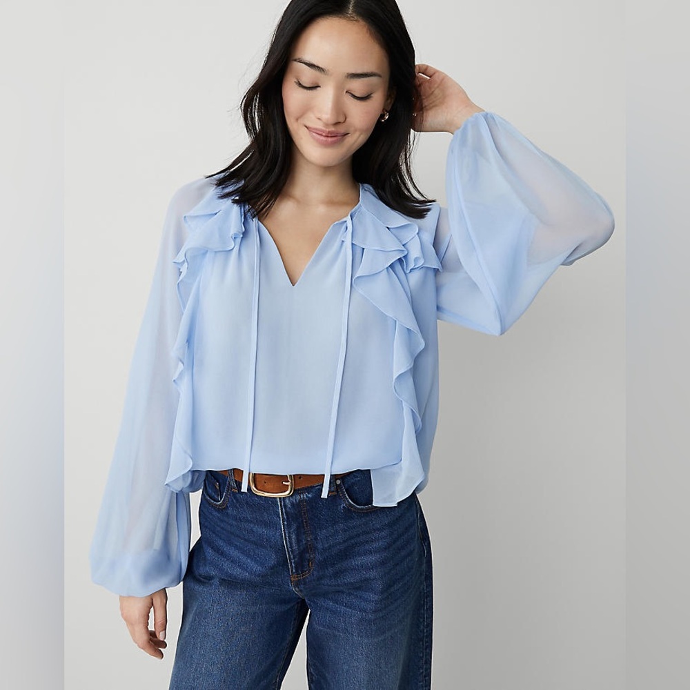 Elegant Ruffle Blouse